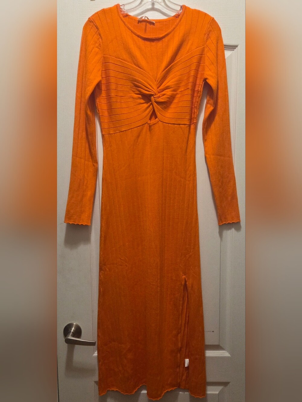 RIVIR Ribbed Knit Maxi Dress
